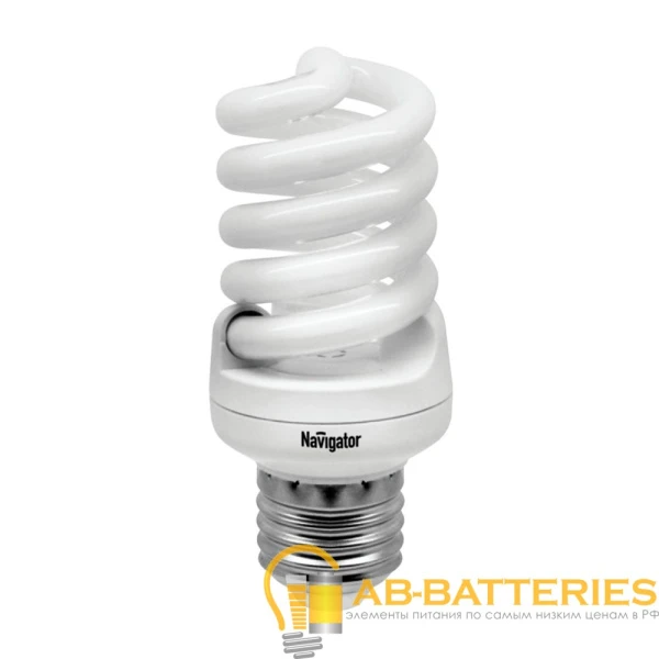 Лампа энергосберегающая Navigator T2 E27 15W 2700К 220-240V спираль