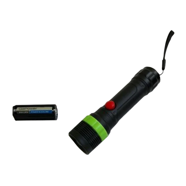 Фонарь универсальный Без бренда Y-655(7085) от батареек 3хААА 3 режима черный