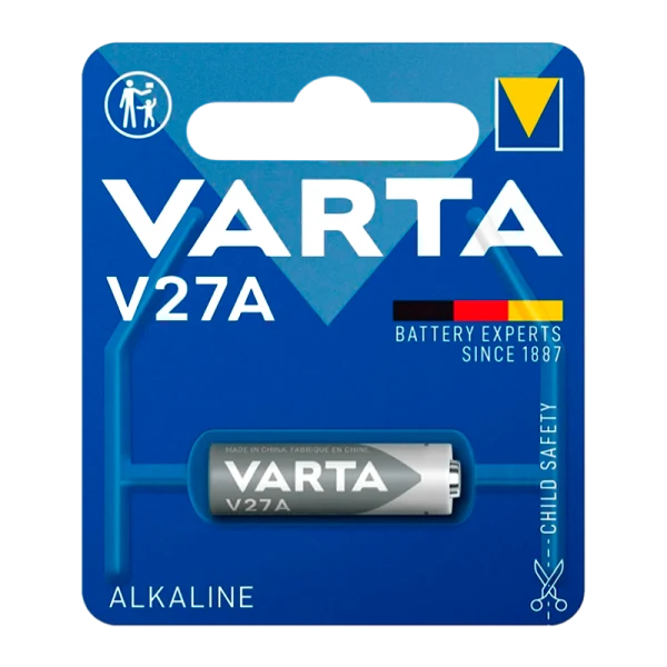Батарейка Varta ELECTRONICS LR27/A27/MN27 BL1 Alkaline 12V (4227) (1/10/100)