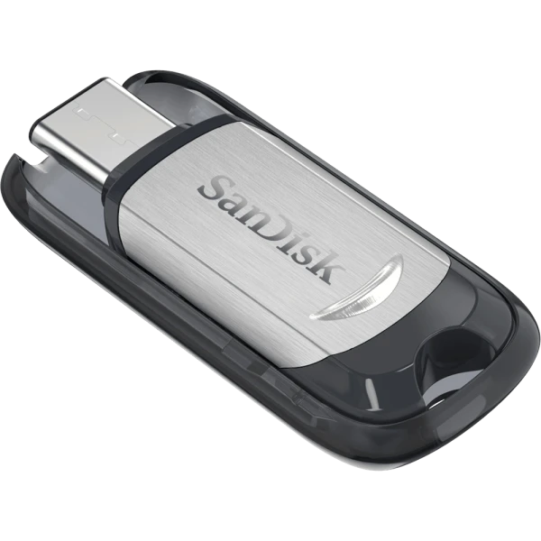 Флеш-накопитель SanDisk ULTRA CZ450 128GB USB3.1 Type-C (m) пластик серый