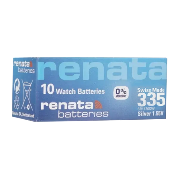 *Батарейка Renata 335 (SR512SW) Silver Oxide 1.55V (10/100) 