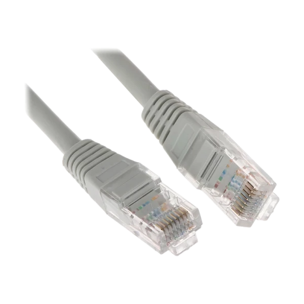 Патч-корд Geplink RJ-45 (m)-RJ-45 (m) 3.0м кат.5е ПВХ 26AWG серый (1/10/250)