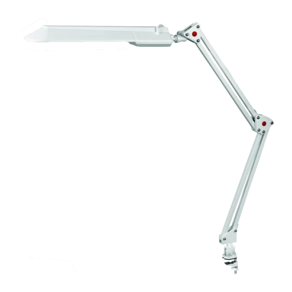 Светильник настольный Camelion KD-017C 11W 230V 2G7 струбцина +лампа белый (1/6)