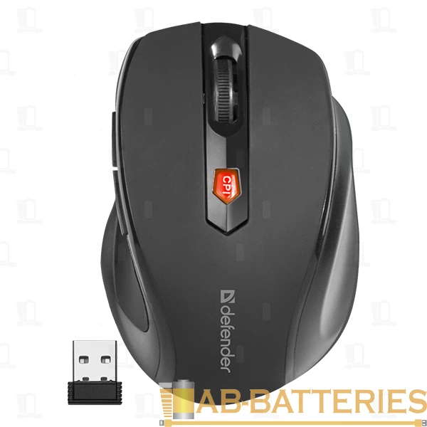 Мышь беспроводная Defender MM-315 ULTRA классическая USB черный (1/40)