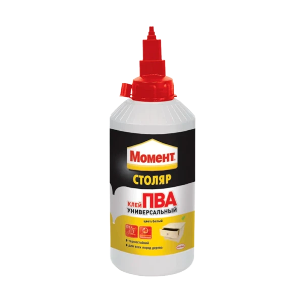 Клей Момент СТОЛЯР ПВА 750г для дерева (столярный) (1/9)