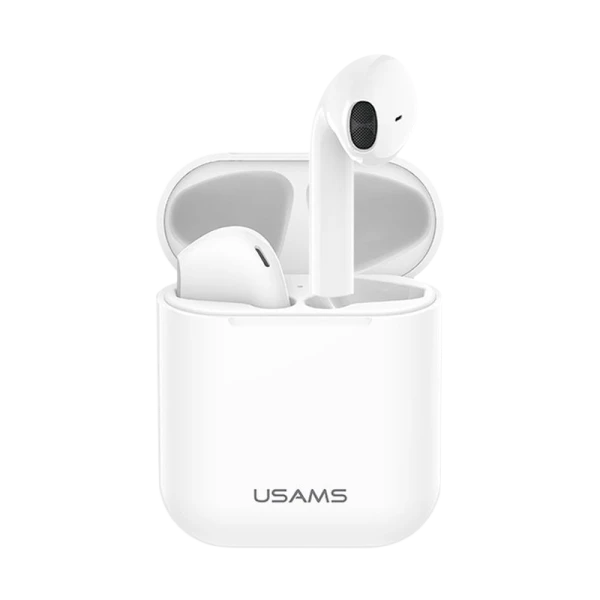 Bluetooth наушники USAMS LC DUAL series BHULC02, Bluetooth 5.0 цвет белый