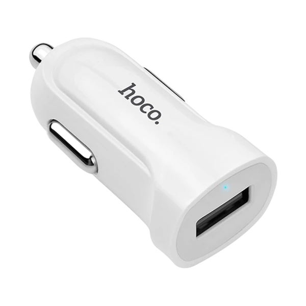 Автомобильное З/У HOCO Z2 1USB 1.5A белый (1/31/310)