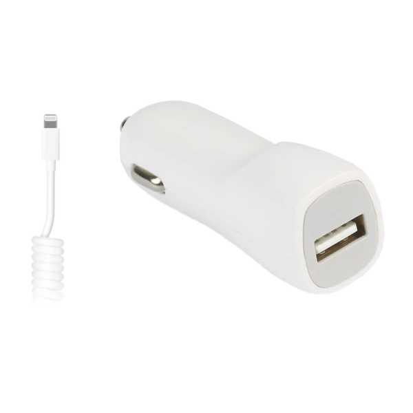 Автомобильное З/У Smartbuy NITRO 1USB 1.0A белый (1/62)