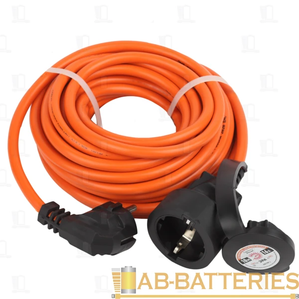 Удлинитель силовой ЭРА UPx 1р.С/З 16A 10.0м ПВС 3x1.5мм² IP44 (1/15/270)