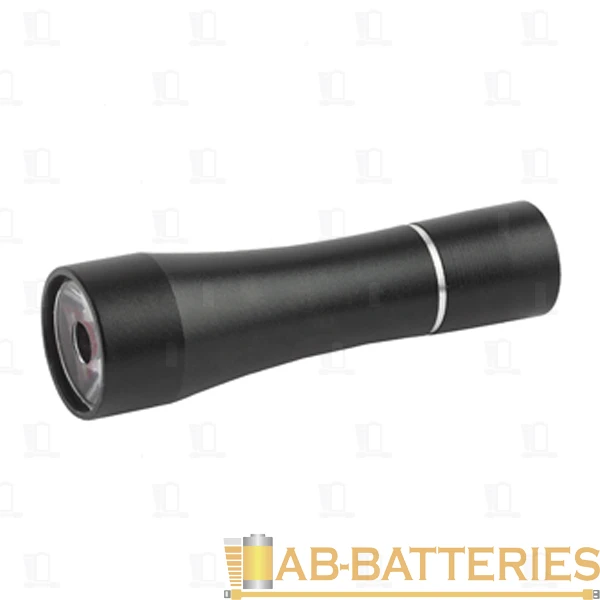 Фонарь универсальный Трофи TMB1 1W 1LED от батареек черный (1/24/144)