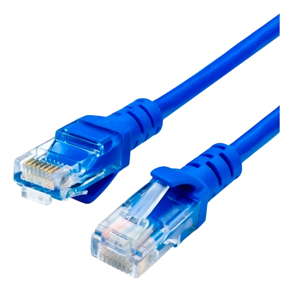 Патч-корд Atcom RJ-45 (m)-RJ-45 (m) 0.5м кат.5е 24AWG синий (1/10/300)
