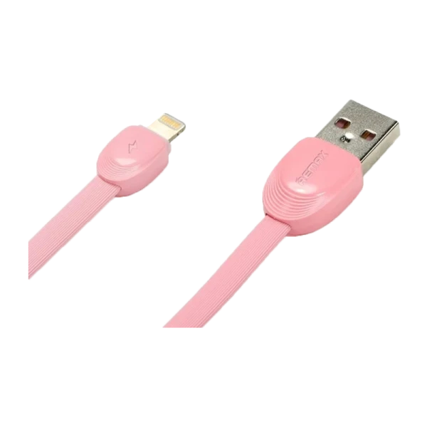 USB кабель REMAX Shell (IPhone 5/6/7/SE) RC-040I Розовый, (35)