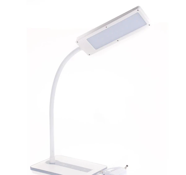 Светильник настольный ЭРА NLED-446 9W 220V 30LED на основании сенс. 4 ур.ярк. белый (1/8)