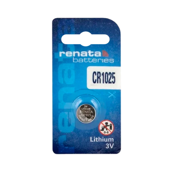 Батарейка Renata CR1025 BL1 Lithium 3V (10/300/2400)