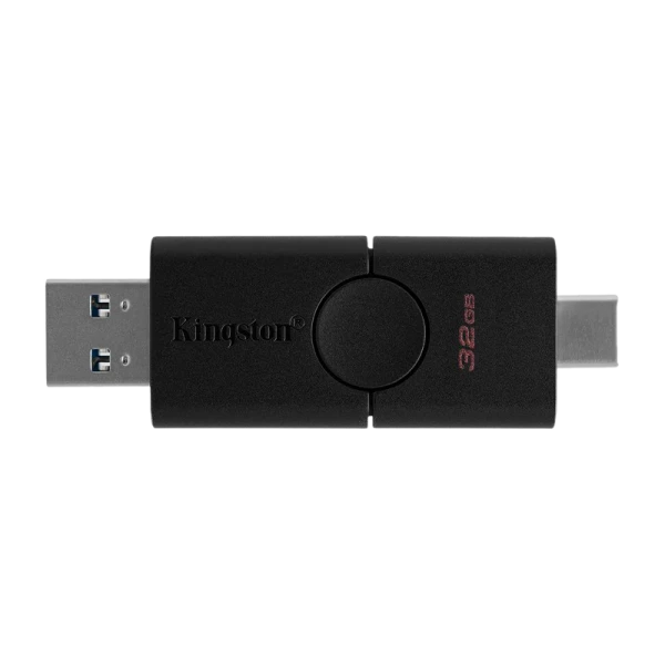 Флеш-накопитель Kingston DataTraveler Duo 32GB USB3.2 Type-C (m) пластик черный