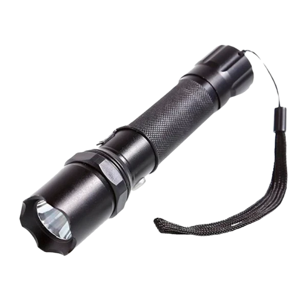 Фонарь универсальный Ultraflash E145 1W CREE от аккумулятора 3 режима черный (1/40)