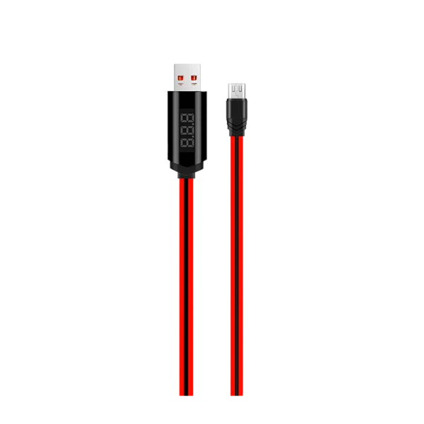 Кабель HOCO U29 USB (m)-microUSB (m) 1.2м 2.0A силикон красный (1/20/200)