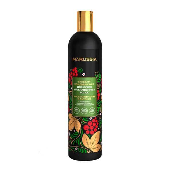 MARUSSIA Бальзам-кондиц. для сух. и окр. волос Восстановление и питание с экстр. лип цвет + протеин