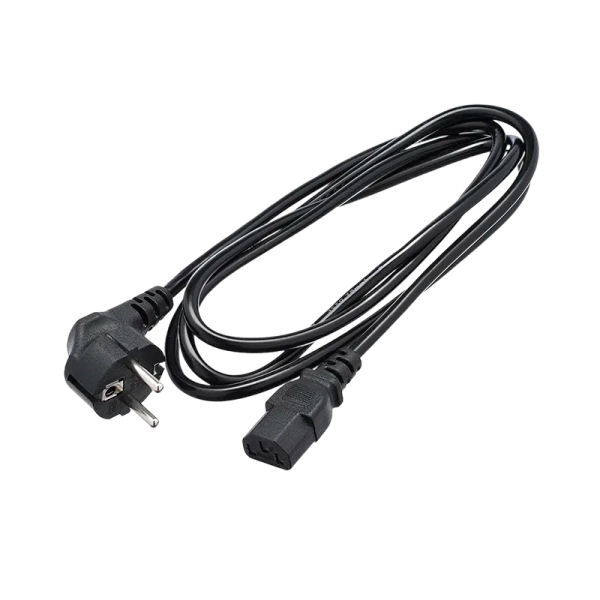 Кабель питания GoPower евровилка CEE 7/7-C13 (f) 1.8м ПВХ 0.75мм черный (1/10/160)