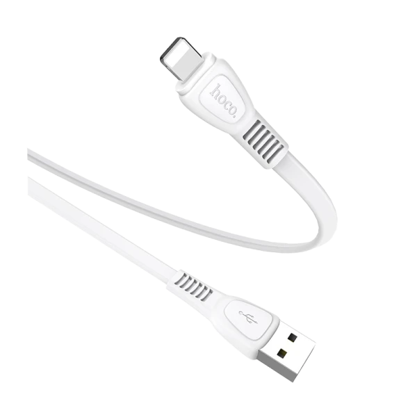 Кабель HOCO X40 USB (m)-Lightning (m) 1.0м 2.4A TPE белый (1/33/330)