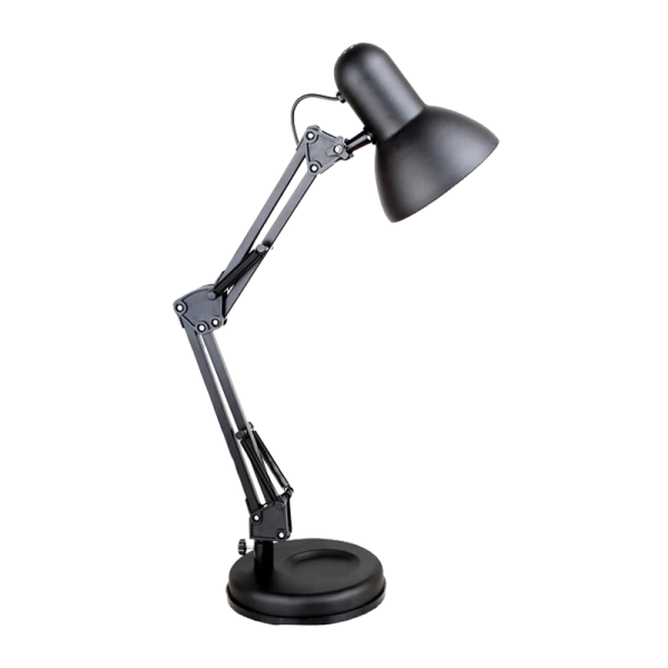 Светильник настольный Camelion KD-313 60W 230V E27 на основании черный (1/6)