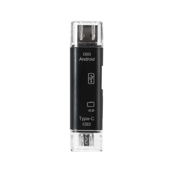 Картридер Smartbuy 801 USB2.0 SD/microSD USB (m)/Type-C
