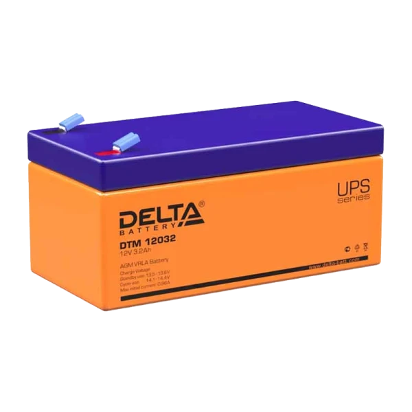 Аккумулятор свинцово-кислотный Delta DTM 12032 12V 3.2Ah (1/10)
