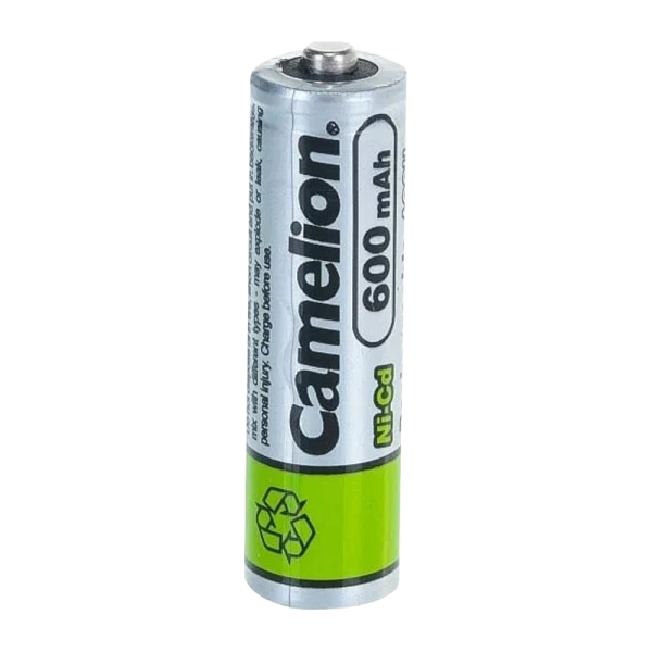 Аккумулятор бытовой Camelion HR6 AA BL2 NI-CD 600mAh (2/24/480)