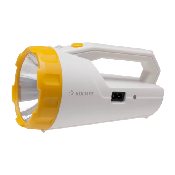 *Фонарь туристический Космос 9191 3W 1LED от аккумулятора белый (1/8) 