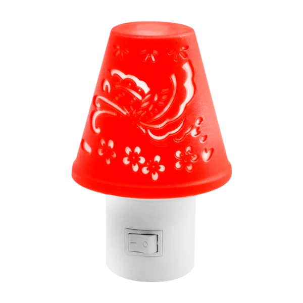 Ночник Camelion NL-193 "Светильник красный" 3LED 0.5W 220V в розетку (1/24/96)