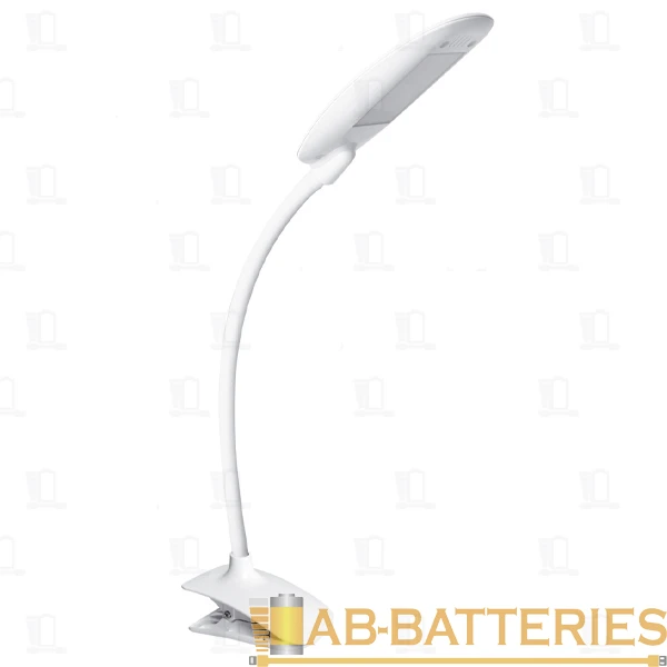 Светильник настольный Camelion KD-832 13W 230V IP20 прищепка сенс. белый (1/12)