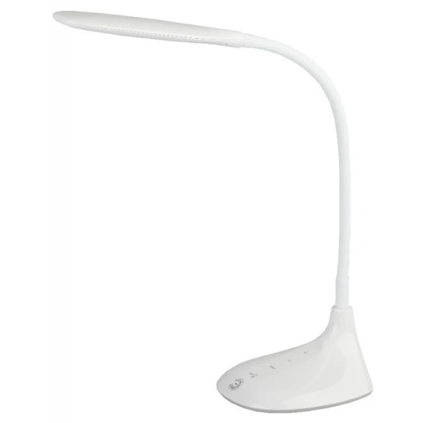 Светильник настольный ЭРА NLED-452 9W 220V 48LED на основании сенс. 5 ур.ярк.+3 цв. белый (1/8)