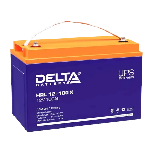 Аккумулятор свинцово-кислотный Delta HRL 12-100 X 12V 100Ah (1/12/100)