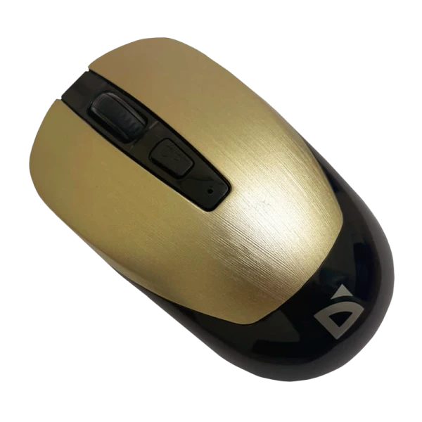 Мышь беспроводная Defender MM-605 классическая USB золотой (1/40)