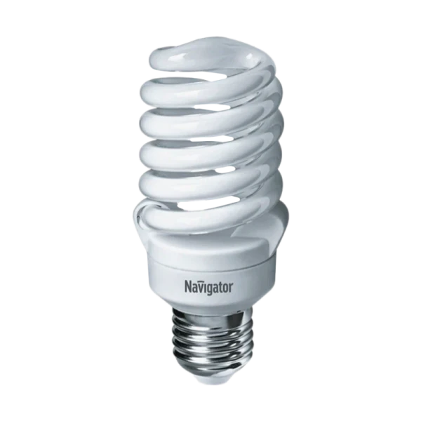 Лампа люминесцентная Navigator SF10 E14 11W 4000К 220-240V спираль (1/12/108)