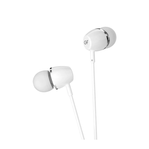 Наушники внутриканальные GFPower M12 с микр. белый