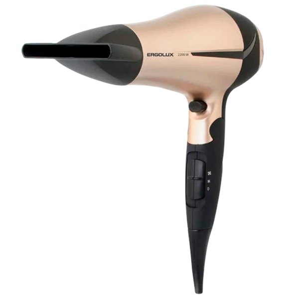 Фен Ergolux ELX-HD03-C64 2200W золотой черный