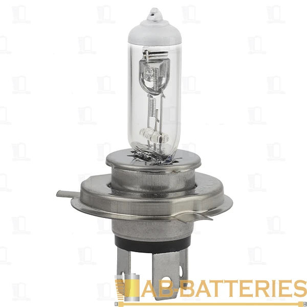 Лампа галогенная ЭРА H4 P43t 60/55W 12V +50% (1/10)