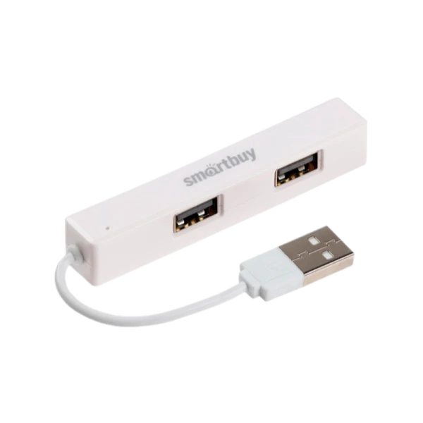 USB-Хаб Smartbuy 408 4USB белый