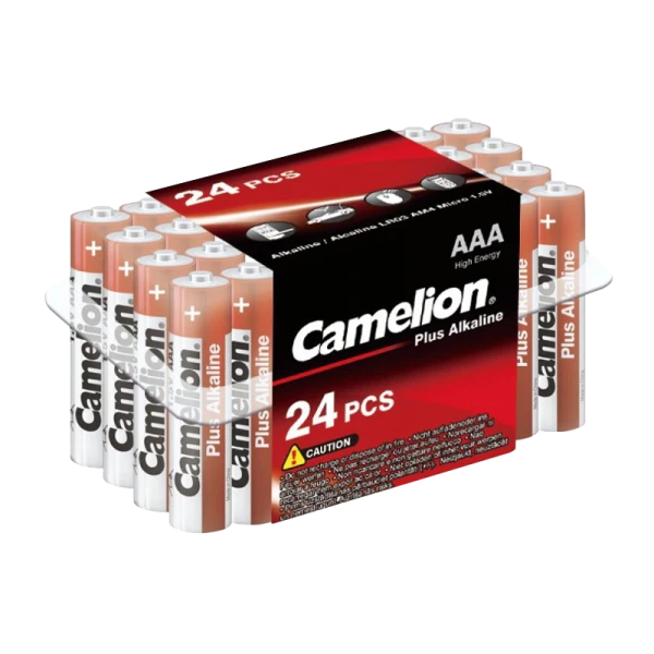 Батарейка Camelion Plus LR03 AAA BOX24 Alkaline 1.5V (24/144/576)