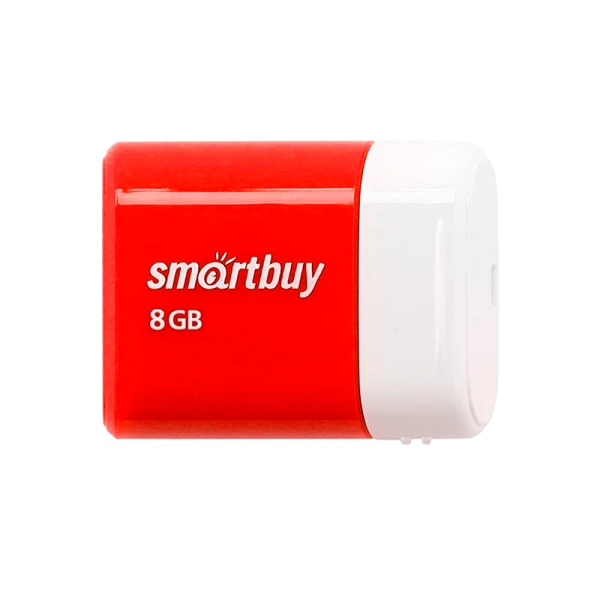 Флеш-накопитель Smartbuy Lara 8GB USB2.0 пластик красный