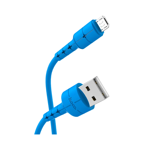Кабель HOCO X30 USB (m)-microUSB (m) 1.2м 2.0A TPE синий (1/30/300)