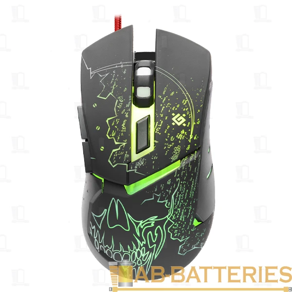 Мышь проводная Defender GM-703L Alfa игровая USB черный (1/40)