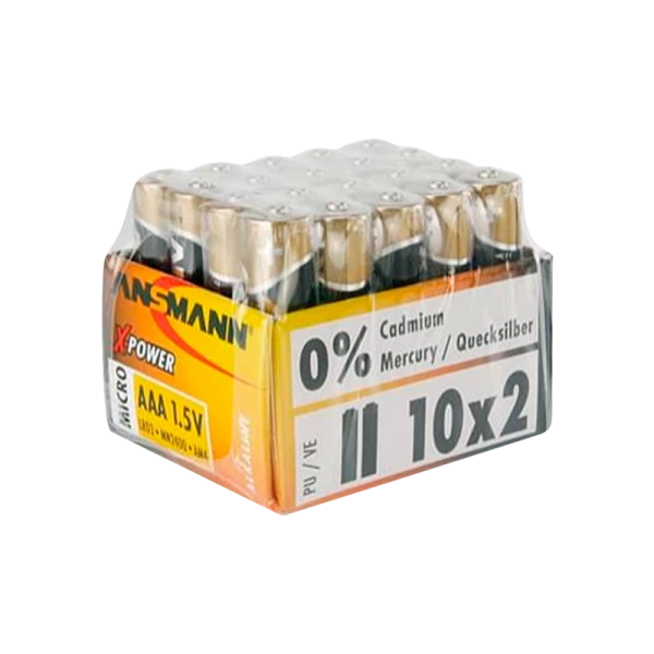 Батарейка ANSMANN X-POWER&nbsp;&nbsp;LR03 SR2, в упак 20 шт