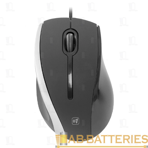 Мышь проводная Defender MM-340 классическая USB черный (1/40)