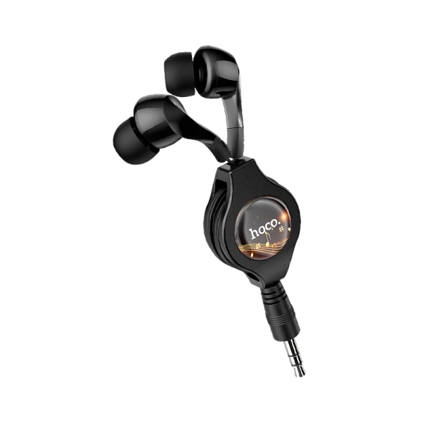 Наушники внутриканальные HOCO M68 с автосмоткой черный (1/31/310)