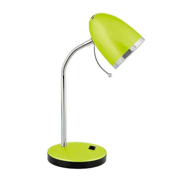 Светильник настольный Camelion KD-308 40W 230V E27 на основании зеленый (1/12)
