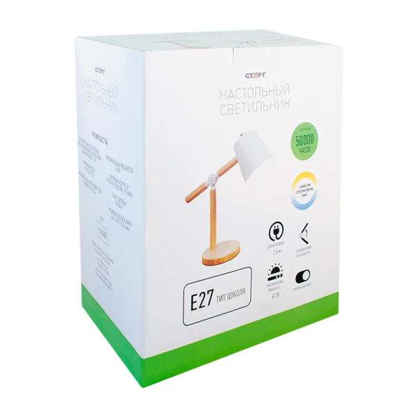 Светильник Старт CT83 E27 белый (1/12)