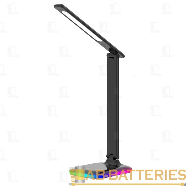 Светильник настольный Ultraflash UF-746 10W 220V на основании 3 ур.ярк.+3цв. серый (1/30)