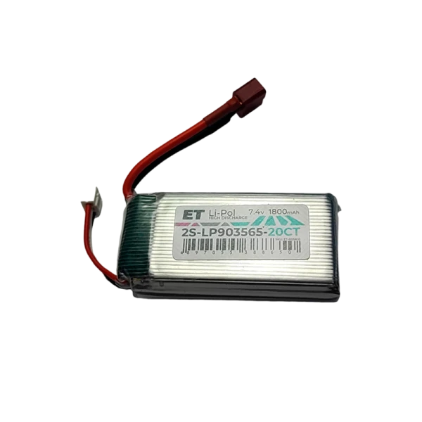 Аккумулятор ET 2S-LP903565-20CT Li-Pol, 7.4В, 1800мАч (1/100)